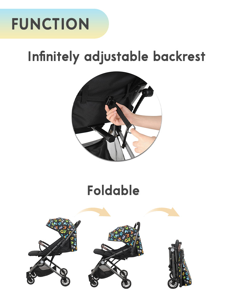 Baobaohao Y3 Lightweight Foldable Baby Stroller & Pram