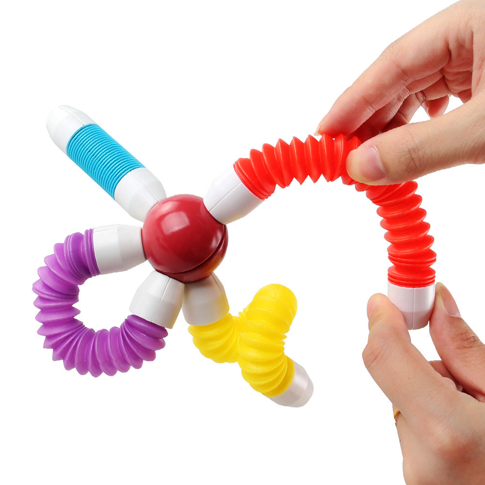 Magnetic Tube Stick with Magnetic Balls Building Blocks for kids!